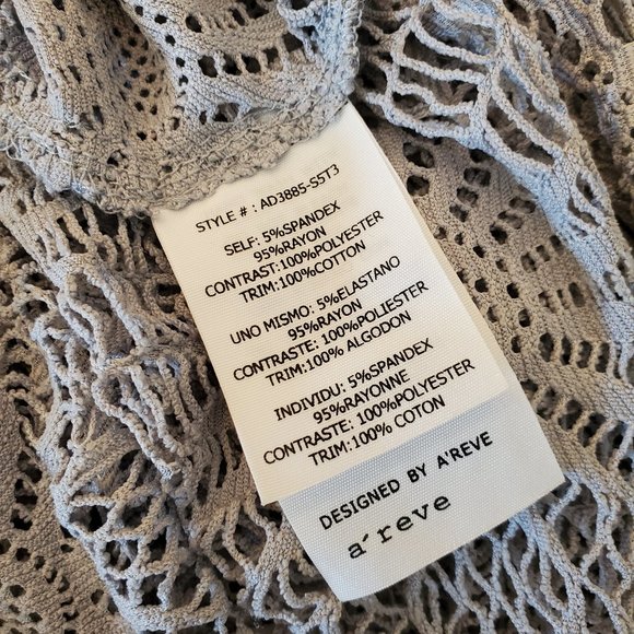 Purple Gray a'reve lace dress with bow - Picture 13 of 13